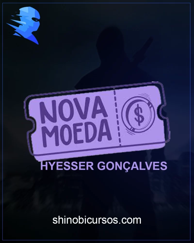 A NOVA MOEDA 3.0 - HYESER GONÇALVES Como alavancar seu perfil transformar seguidores em clientes e lucrar todos os meses através do seu Instagram! Faça parte do Nova Moeda e tenha acesso a todo o passo a passo necessário para lucrar cada vez mais com o digital, independente do seu modelo de negócio e mesmo que você esteja saindo do zero.